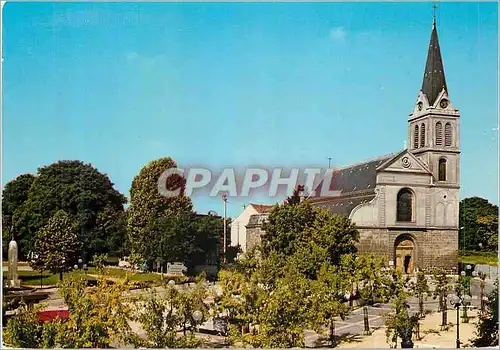 Cartes postales moderne Epinay sur Seine L'Eglise St Medard et la Place Rene Clair