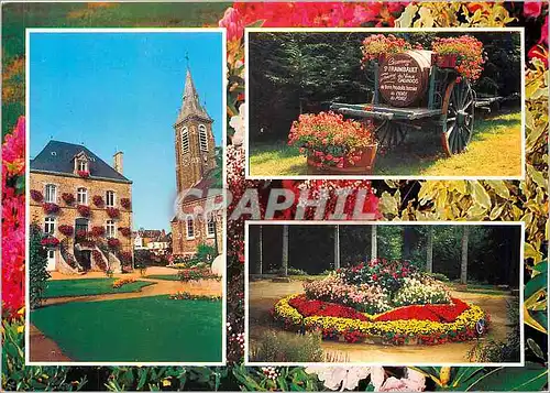 Cartes postales moderne Saint Fraimbault (Orne) Village Fleuri Fleurs
