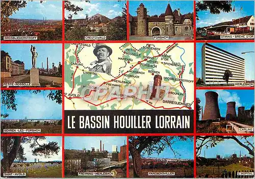 Cartes postales moderne Le Bassin Houiller Lorrain