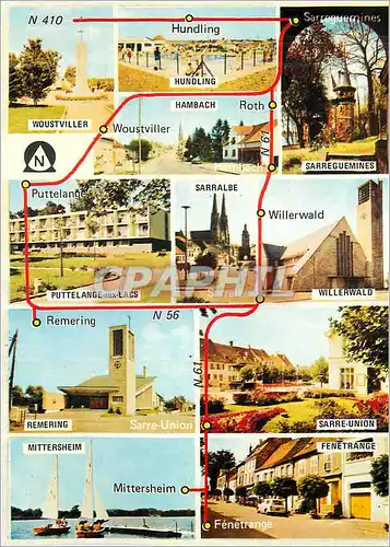 Cartes postales moderne Sarralbe Sarreguemines