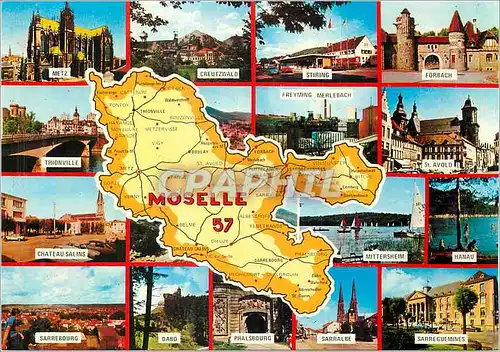 Cartes postales moderne Departement de la Moselle