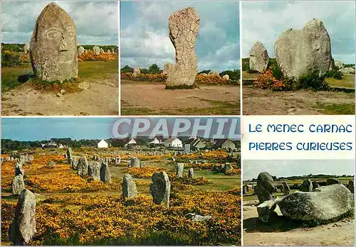 Cartes postales moderne Carnac Le Menec La Bretagne en Couleurs Pierres Curieuses