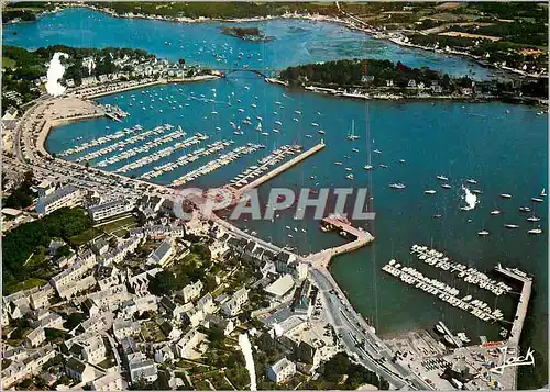 Moderne Karte La Trinite sur Mer Couleurs de Bretagne Vue Generale du Port (Cliche Mopy)