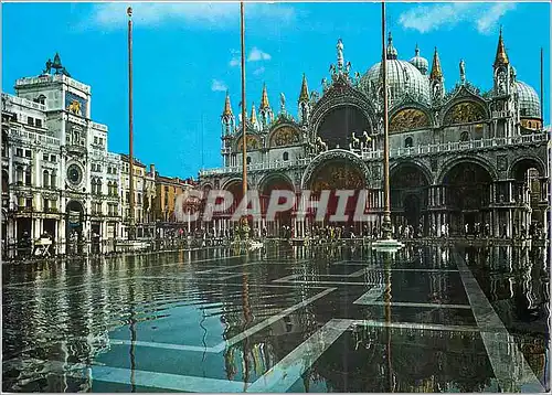 Cartes postales moderne Venezia St Marco Eau Haute