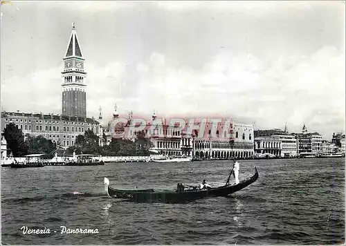 Moderne Karte Venezia Panorama Bateau