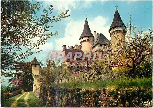 Cartes postales moderne Puymartin Chateaux en Perigord Ancienne Forteresse du XVe Siecle Restauree de nos Jours