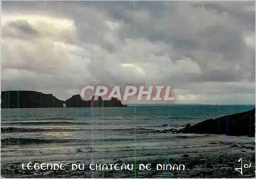 Cartes postales moderne Legende du Chateau de Dinan Bretagne en Couleurs
