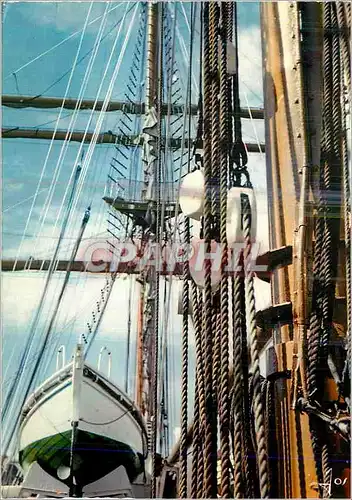 Cartes postales moderne La Bretagne en Couleurs Mature de Grand Voilier Bateaux