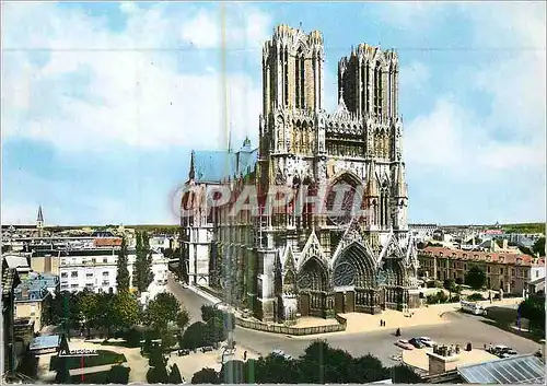 Cartes postales moderne Reims (Marne) La Cathedrale