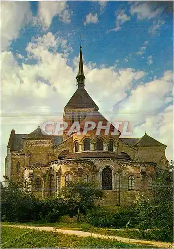 Moderne Karte Basilique de St Benoit Sur Loire (Loiret) Vue du Chevet