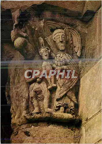 Cartes postales moderne Basilique de St Benoit Sur Loire (Loiret) Chapiteau de la Tour Porche