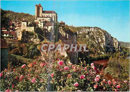 Cartes postales moderne St Cirq Lapopie En Parcourant Le Lot Pittoresque Premier Village de France