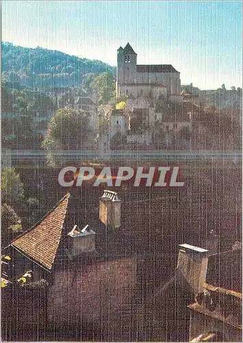 Cartes postales moderne Saint Cirq Lapopie (Lot) En Parcourant Le Lot Pittoresque Ier Village de France