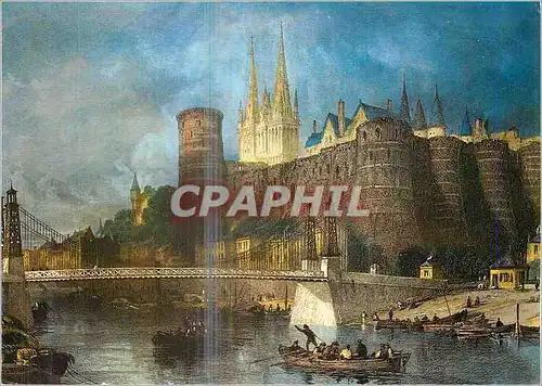 Cartes postales moderne Angers vers le Milieu du 19e Siecle Anjou et Touraine du Temps Jadis