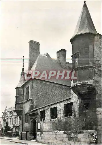 Moderne Karte Bourges (Cher) Ancien Hotel Cujas Construit vers 1515 Aujoud'hui Musee de Berry