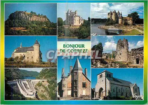 Cartes postales moderne Correze Les Orgues de Bort Le Chateau de Sediere
