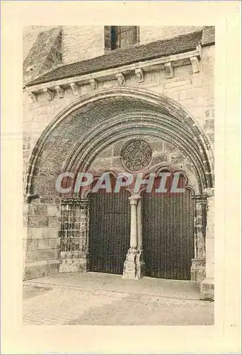 Moderne Karte Saint Amand Montrond (Cher) Eglise (XIIe Siecle) Le Portail