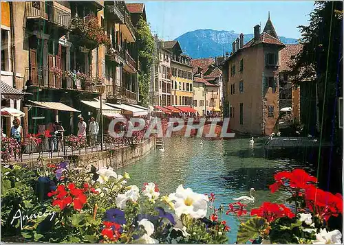 Moderne Karte Annecy (Hte Savoie) Regard sur le Vieil Annecy et le Canal du Thiou