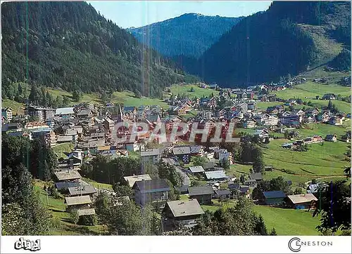 Cartes postales moderne La Bechigne Vonnes Vue Generale de Chatel 1200 m Col du Pas de Morgins 1371 m