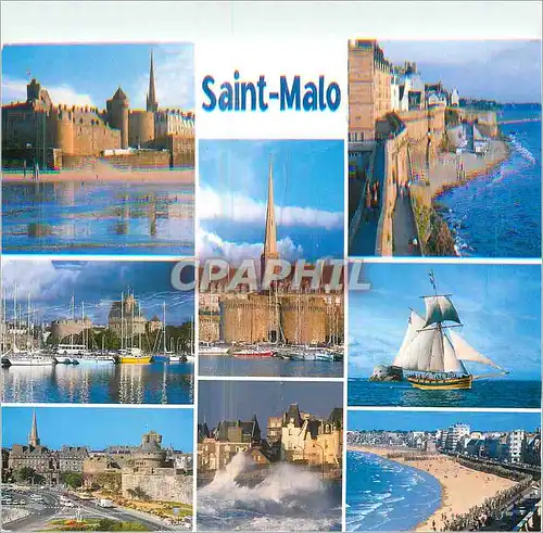 Cartes postales moderne Saint Malo Cote d'Emeraude Bateau