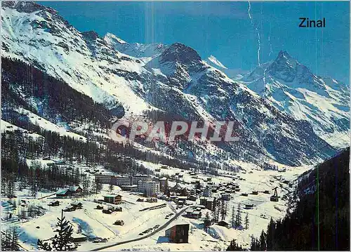 Cartes postales moderne Zinal 1678m Anniviers Rothorn et Besso