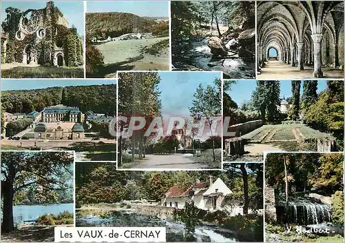 Moderne Karte les Vaux de Cernay dans la Vallee de Chevreuse (Seine et Oise)