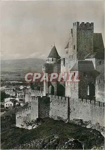 Cartes postales moderne Carcassonne (Aude) la Cite (Ve XIIIe s) Defenses de la Porte d'Aude
