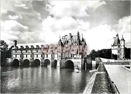 Cartes postales moderne Chenonceaux (Indre et Loire) en Touraine le Chateau sur le Cher et la Tour des Marques