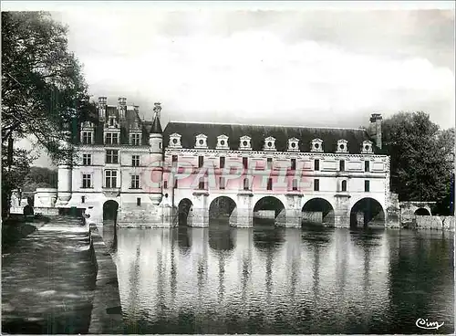 Moderne Karte Chenonceaux (I et L) le Chateau Facade Ouest Les Chateaux de la Loire en Touraine