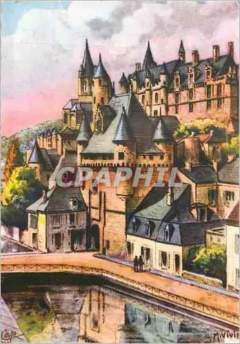 Cartes postales moderne Loches Vue Generale vers le Chateau