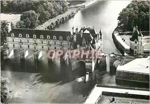 Cartes postales moderne Chenonceaux (Indre et Loire) en Touraine Vue Aerienne