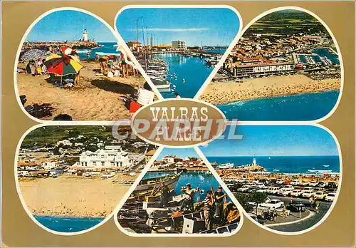 Cartes postales moderne Valras Plage (Herault) en Parcourant la Cote Mediterraneenne Paradis des Vacances