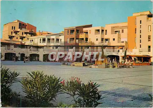 Moderne Karte Cap d'Agde Place Richelieu