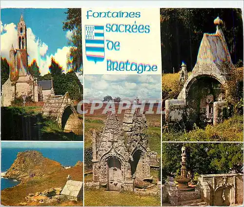 Cartes postales moderne Fontaines Sacrees de Bretagne Couleurs de Bretagne