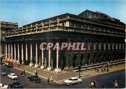 Cartes postales moderne Bordeaux le Grand theatre chef d'oeuvre de Victor Louis construit aux VXIII siecle