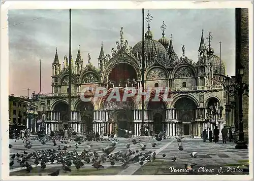Cartes postales moderne Venise L'Eglise de Saint Mare