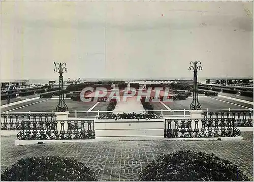 Cartes postales moderne La plage fleurie Deauville (Calvados) Les Jardins vus de casino