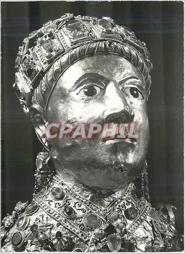 Cartes postales moderne Conques (Aveyron)Eglise Sainte Foy XI siecle Majeste de Sainte Foy