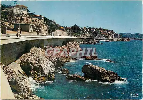 Cartes postales moderne Reflets de Provence Marseille  (B du R)La Corniche