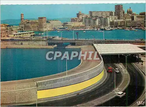 Cartes postales moderne Reflets de Provence Marseille (B du R)L'entree du Tunnel sous le Vieux Port