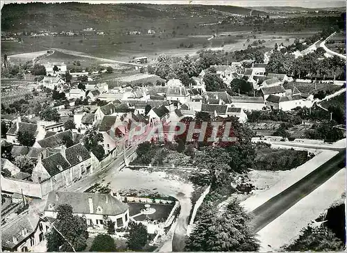 Moderne Karte En Avion au dessus de Vougeot (Cote d'Or)Vue d'ensemble