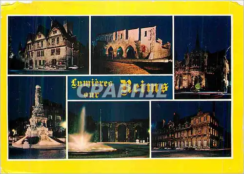 Cartes postales moderne Reims Lumiereres