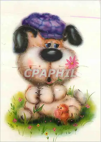 Moderne Karte Chiens