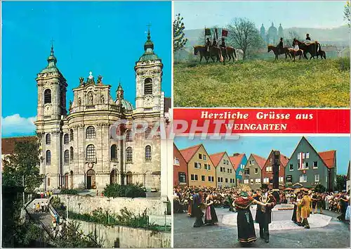 Cartes postales moderne Herzliche Grusse aus weingarten