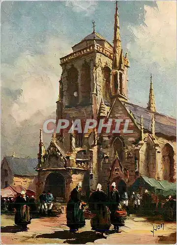 Cartes postales moderne Locronan (Finistere)L'Eglise