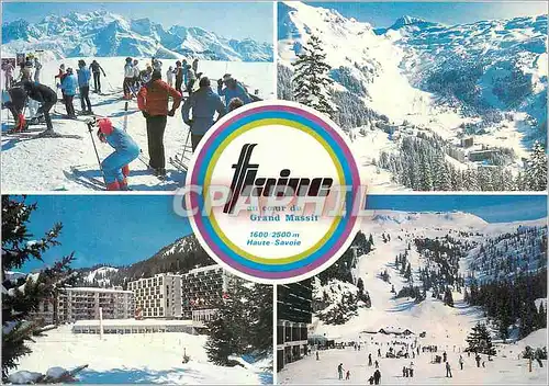 Moderne Karte Flaine France