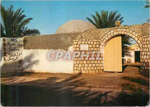 Moderne Karte Douz (Tunisie)Hotel Roses des Sables (L'entree)
