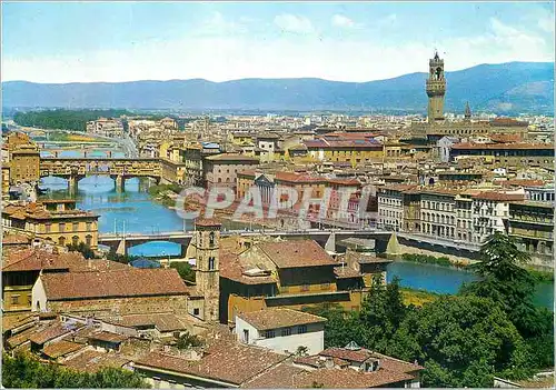 Moderne Karte Firenze Panorama Vduta dei Ponti