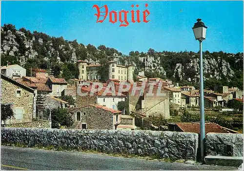 Cartes postales moderne Vogue (Ardeche)Les vieux village et sont Chateau (XVIe Seicle)