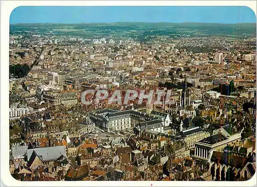 Moderne Karte La Bourgogne Artistique Dijon vue aerienne Le Palais des Ducs de Bourgogne Le Theatre